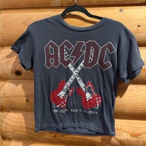 AC/DC crop top